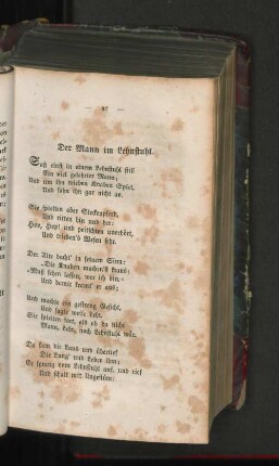 Der Mann im Lehnstuhl.