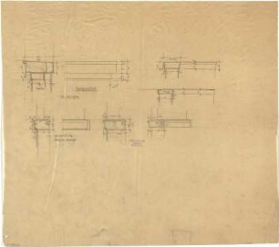 Billing, Hermann; Karlsruhe (Baden-Württemberg), Kolpingplatz; Kolpingplatz (früher Karlsplatz) - Fensterbänke in der Kantstraße (Details)