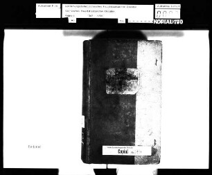 Alte Aufschrift: "Copial in Parthey Sachen"