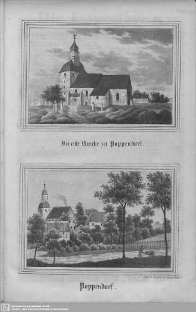 Die alte Kirche zu Pappendorf, Pappendorf : zu Lieferung 42