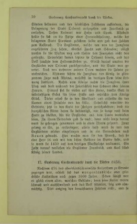 17. Eroberung Constantinopels durch die Türken (1453)