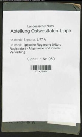 Anstellung der Auditoren beim Amt Blomberg