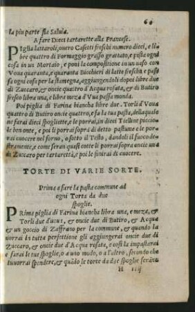 Torte Di Varie Sorte.