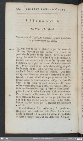 Lettre LVIII. Au Vénerable Moufti