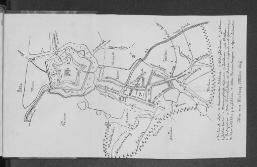 Plan von Harburg (März 1814).