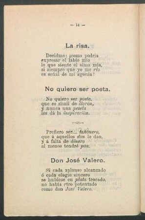 No quiero ser poeta.