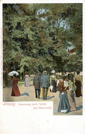 Leipzig: Dammweg nach Gohlis (bei Bonorand).