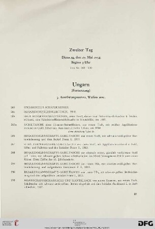 Ungarn (Fortsetzung) (Nr. 243-274)