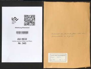 Beschwerde der Gemeinde Glehn über den Amtsverwalter zu Zülpich
