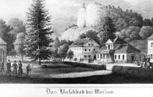 Meißen-Buschbad. Das Buschbad (Stadtarchiv Meißen)