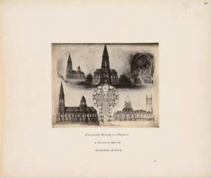 Nazarethkirche (1835), Berlin-Wedding Projekt II (Neubau): 1 perspektivische Ansicht, 2 Normal-Ansichten, 1 zweigeteilter Grundriss für Erd- und Emporengeschoss, 1 Längsschnitt (vgl. Inv.Nr. 14175)