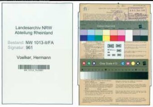 Entnazifizierung Hermann Voelker , geb. 15.05.1892 (Haendler)
