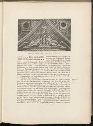 Kapitel I. Die Gemälde der Altarwand