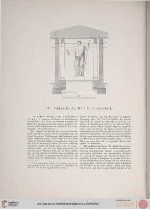IV. Bildwerke der Römischen Epoche