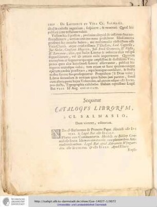 Catalogus Librorum