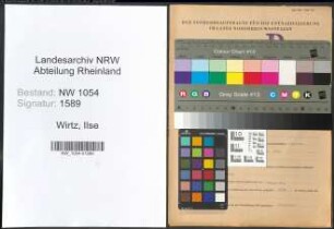 Entnazifizierung Ilse Wirtz , geb. 26.08.1911 ()
