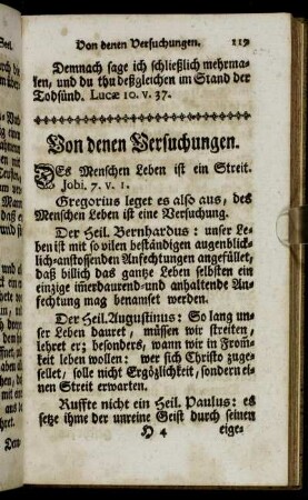 Von denen Versuchungen