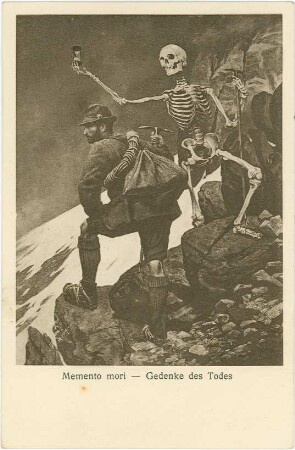 Postkarte "Memento mori"