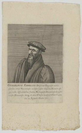 Bildnis des Guillelmus Farellus