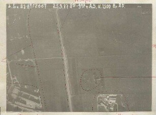 Flakbatterie bei Bahnhof Schwabing (1500 m)