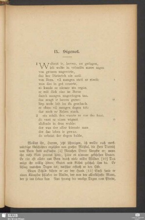 IX. Sigenot