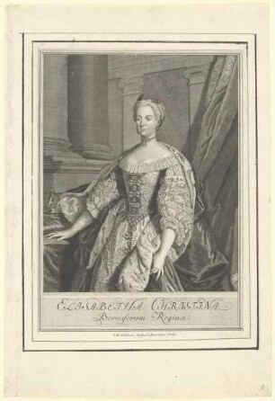 Bildnis der Elisabetha Christina von Preußen