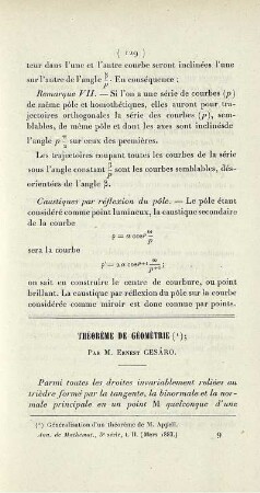 Thèorème de gèométrie.