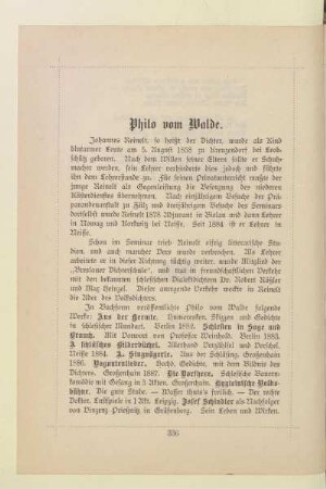 Philo vom Walde
