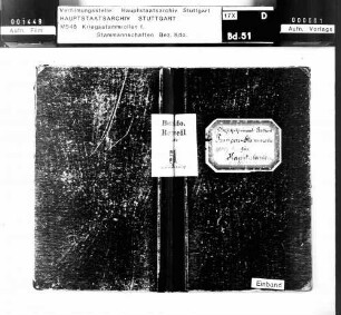 Kriegsstammrolle der Unteroffiziere und Mannschaften