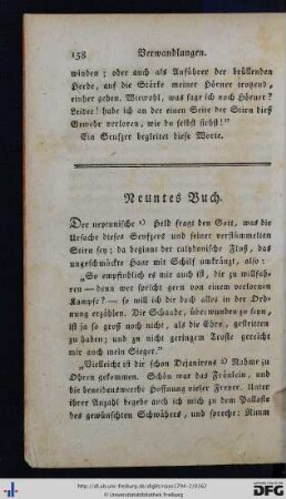 Neuntes Buch.