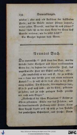 Neuntes Buch.