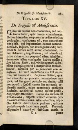211-219, Titulus XV