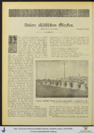 Unsere elsässischen Glocken.