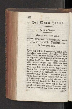 Der Monat Junius.