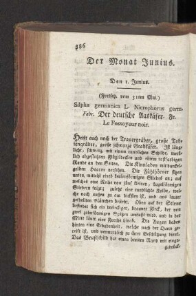 Der Monat Junius.