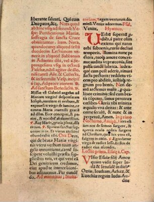 Breviarivm Monasterii Sancti Emmerami, Episcopi & Martyris, in vrbe Ratispona, ordinis Diui Benedicti, [1]. Pars Hyemalis