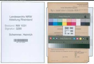 Entnazifizierung Heinrich Schemmer , geb. 00.00.0000 (Landgerichtsrat)
