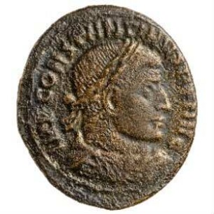 Münze, Follis, Aes 3, 316 - 317 n. Chr.