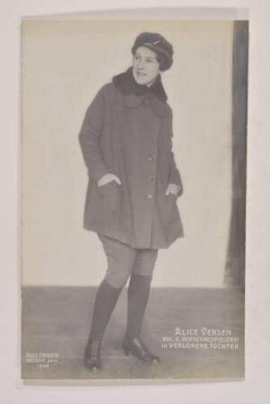 Rollenbildnis Alice Verden in "Verlorene Tochter"