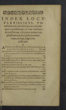 Index Locupletissimus