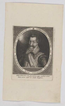 Bildnis des Henricus von Lothringen