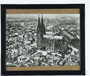 Köln, Dom,Köln, Hauptbahnhof : Luftbild