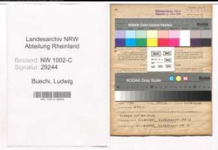 Entnazifizierung Ludwig Buechi, geb. 23.01.1907 (Kohlenhaendler)