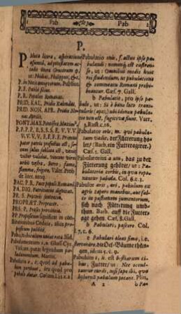 Thesaurus Sermonis Latini, Sive Theatrum Romano-Teutonicum, Omnia ferme utriusq[ue] Linguae Vocabula exhibens, Philologiae, Philosophiae, Medicinae, Jurisprudentiae ac Theologiae ... In Sectionibus III. : Cum Indice locupletissimo, 3