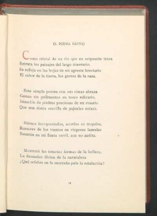 El poema nativo