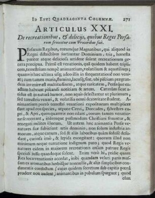Articulus XXI.