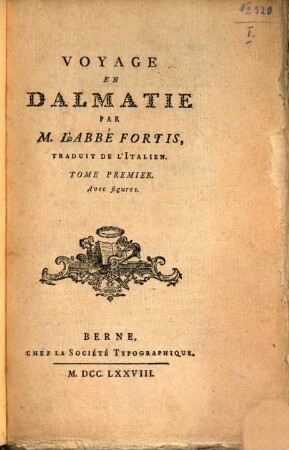 Voyage En Dalmatie. 1