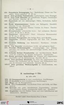B. nachmittags 4 Uhr (Nr. 1278-1578)