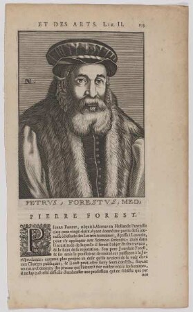 Bildnis des Petrvs Forestvs