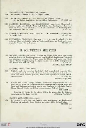 II. Schweizer Meister (Nr. 2329-2351)